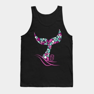 Whale Tail of Pink Shells Tank Top